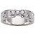 Autre Marque Anello Fascia Atlas da Donna Tiffany & Co. con 3 Diamanti - vista 2