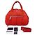 Borsa a mano Prada in nylon rosso - vista 6