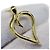 Autre Marque Tiffany & Co. Open Leaf Heart Halskette aus Gelbgold - Ansicht 7