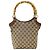 Borsa Gucci in tela GG Beige/Brown - vista 2