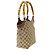 Borsa Gucci in tela GG Beige/Brown - vista 4