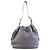 Gancini Borsa a tracolla in pelle grigia Salvatore Ferragamo - vista 3