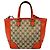 Borsa a mano Gucci in tela GG e pelle - vista 3