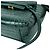Céline Borsa a mano Celine in pelle goffrata verde - vista 8