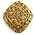 Broche Chanel em metal dourado