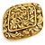 Broche Chanel em metal dourado - vista 2