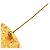 Broche Chanel em metal dourado - vista 6