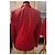 Blazer Escada in pelle rossa con decorazioni di perline - vista 3