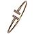 Autre Marque Bracciale a catena Tiffany T con diamante in oro 18K