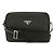 Saffiano Prada Brique Triangle Shoulder Bag