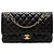 Borsa a tracolla con catena Chanel Matelassé Coco Mark Double Flap