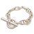Hermès Pulseira de Berloques Hermes Chaine d'Ancre TGM Silver