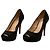 Liu.Jo Liu Jo Schwarze Wildleder-Pumps mit Strass-Applikationen