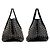 Sac cabas Miu Miu Biker en cuir perforé - vue 8