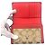 Portafoglio bi-fold in pelle e tela Signature COACH - vista 10