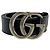 Gucci GG Marmont Gürtel aus Leder Schwarz