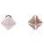 Hermès Pendientes Hermes Medor GuaiNe PM en acero inoxidable y Swift