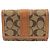 COACH Signature Canvas Ledergeldbörse