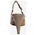 Chanel Taupe leather slingback heels - size EU 38 - view 3