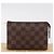 Organizer LOUIS VUITTON Damier Ebene Poche Toilette 15 Pouch N47548 LV - vista 12