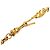 Collana vintage a catena a forma di goccia Chanel Coco Mark - vista 4