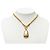 Collana vintage a catena a forma di goccia Chanel Coco Mark - vista 6