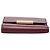 Cartera tri-fold de cuero Bordeaux Bottega Veneta - vista 3