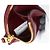 Cartera tri-fold de cuero Bordeaux Bottega Veneta - vista 9