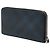 Burberry Navy Shadow Check Round Zip Long Wallet - view 2