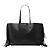 Autre Marque Saint Laurent Shopper aus schwarzem Leder mit Fransen