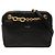 Autre Marque Borsa a tracolla con catena in pelle nera Saint Laurent