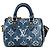 Louis Vuitton Monogram Denim Bijou Sac Micro Speedy Charm Keychain