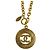 Collier Chanel Coco Mark plaqué or