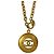 Collier Chanel Coco Mark plaqué or - vue 2