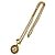 Collier Chanel Coco Mark plaqué or - vue 3