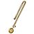 Collier Chanel Coco Mark plaqué or - vue 4