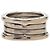 Bulgari Anillo Bvlgari B-Zero1 de 4 bandas en oro blanco - vista 2