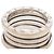Bulgari Anillo Bvlgari B-Zero1 de 4 bandas en oro blanco - vista 5