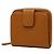 Carteira bi-fold Prada em couro Brown Camel - vista 2