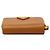 Carteira bi-fold Prada em couro Brown Camel - vista 3
