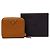 Carteira bi-fold Prada em couro Brown Camel - vista 7