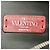 Borsa a tracolla in pelle nera Valentino VLTN Logo - vista 9