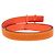 Hermès Cinto Hermes Mall H em Orange/Red - vista 3
