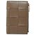 Cartera bi-fold de cuero marrón Bottega Veneta