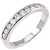 Autre Marque Anillo alianza medio círculo Tiffany & Co. en platino