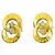 Céline Celine CELINE Circle Earrings with Diamonds
