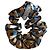 Scrunchie in seta con stampa geometrica Prada