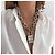 Collana Givenchy G Link Lock Chain in metallo argentato - vista 3