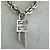 Collana Givenchy G Link Lock Chain in metallo argentato - vista 9