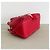 Borsa Tote in pelle rossa con monogramma Carolina Herrera - vista 9
